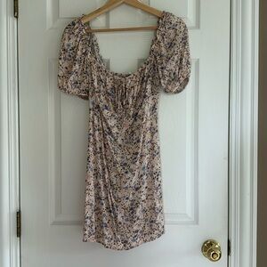 Elodie Light pink floral sun dress